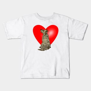 i love dogs in my heart Kids T-Shirt